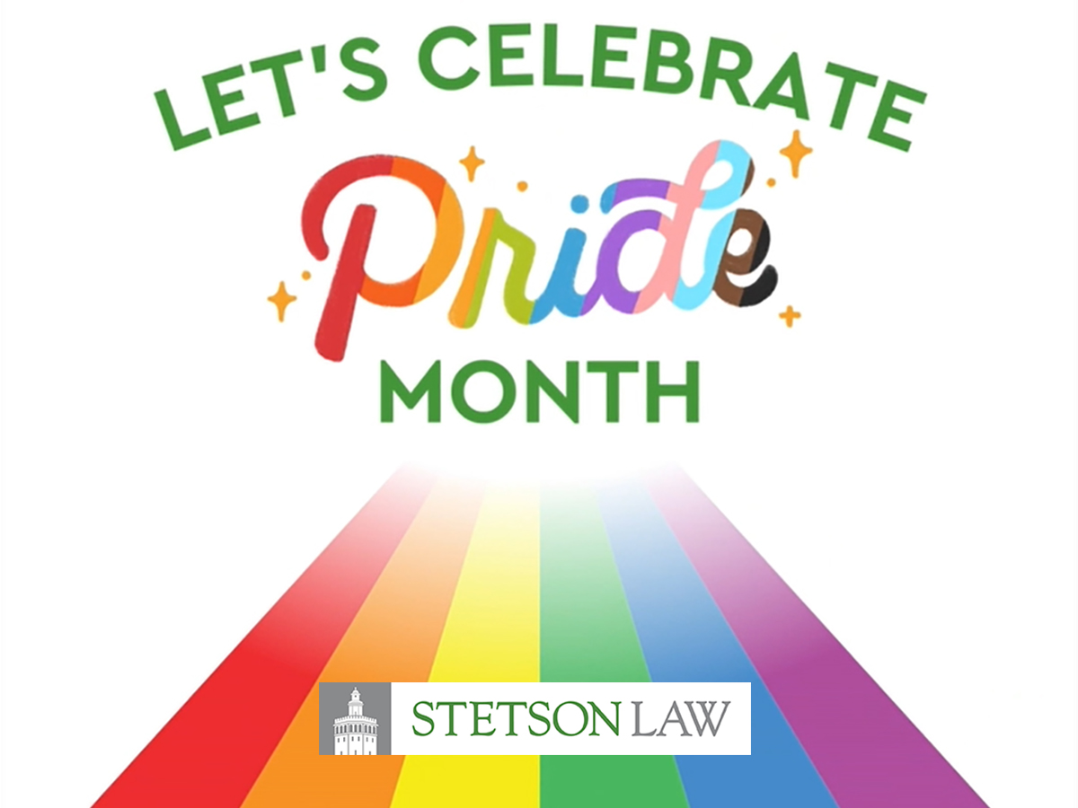 Stetson Law Pride Month Logo